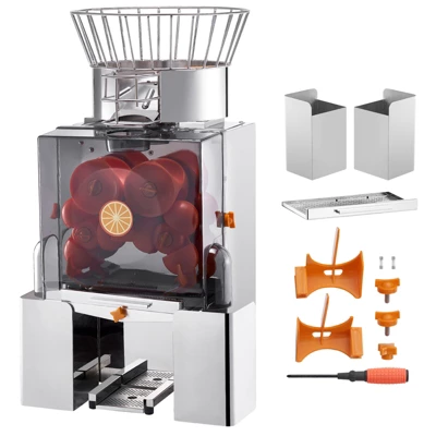 VEVOR Commercial Orange Juicer Machine, 120W Automatic Feeding Juice Extractor, Stainless Steel Juice Extractor For 25 Oranges Per Minute 8 VEVOR Commercial Orange Juicer Machine, 120W Automatic Feeding Juice Extractor, Stainless Steel Juice Extractor For 25 Oranges Per Minute - Image 8