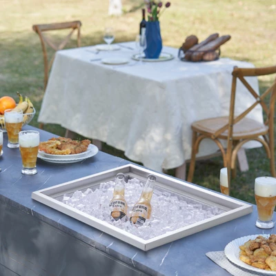 VEVOR Drop In Ice Chest, 22"L X 17"W X 12"H Stainless Steel Ice Cooler, Commercial Ice Bin With Cover, 40 Qt Outdoor Kitchen Ice Bar 1 VEVOR Drop In Ice Chest, 22"L X 17"W X 12"H Stainless Steel Ice Cooler, Commercial Ice Bin With Cover, 40 Qt Outdoor Kitchen Ice Bar