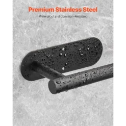 VEVOR Paper Towel Holder Under Cabinet, High-Quality Stainless Steel Paper Towel Holder, Self Adhesive Or Drilling Paper Towel Holder, Black 12 VEVOR Paper Towel Holder Under Cabinet, High-Quality Stainless Steel Paper Towel Holder, Self Adhesive Or Drilling Paper Towel Holder, Black -Vevor GUEST a9792e51 8c7d 47e9 b0dd ef8f93a4a53b