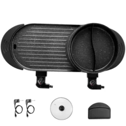 VEVOR Hot Pot With Grill, 2200W 2-in-1 Electric Smokeless Grill And Hot Pot With Separate Dual Temperature Control, Black -Vevor GUEST a9b7f7d0 e228 4410 8510 73180bdfd5d5