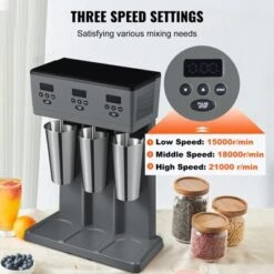 VEVOR Milkshake Maker, 375W X 3 Electric Milkshake Machine, Commercial Triple Heads Drink Mixer Blender, Intelligent Microswitch, Gray 12 VEVOR Milkshake Maker, 375W X 3 Electric Milkshake Machine, Commercial Triple Heads Drink Mixer Blender, Intelligent Microswitch, Gray -Vevor GUEST ab791bb7 8f3e 4ff5 b069 dd32cd5abb40