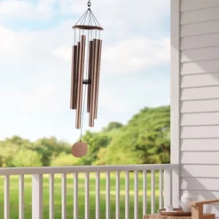 VEVOR Wind Chimes For Outside, 50", Deep Tone Wind Chimes With 6 Tubes, Unique Large Memorial Wind Chimes For Anniversary, Copper Vein