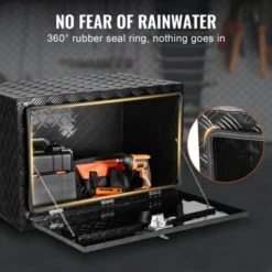 VEVOR Underbody Truck Box, 48" X 17" X 18" Pickup Storage Box, Heavy Duty Aluminum Diamond Plate Tool Box With Lock And Keys -Vevor GUEST abc25c96 30fd 4e09 8752 a2693766f6c8