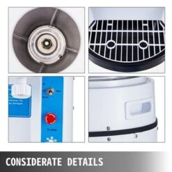 VEVOR 110V Commercial Ice Shaver Crusher 1100LBS/H With 17.6 LBS Hopper, 350W Tabletop Electric Snow Cone Maker 320 RPM Rotate Speed, White -Vevor GUEST ac10ae7d 0e2a 430e b1cb 833bd40ad197