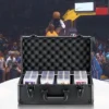 VEVOR Graded Card Storage Box, 4 Slots, Graded Sports Cards Holder Carrying Case, For 96 PSA Graded Cards 68 BGS Cards 76 SGC Cards 348 Top Loaders
