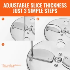 VEVOR Electric Vegetable Slicer, 4 In 1 Multifunctional Food Cutter, 200W Vegetable Chopper For Slicing Shredding Dicing And Slitting 13 VEVOR Electric Vegetable Slicer, 4 In 1 Multifunctional Food Cutter, 200W Vegetable Chopper For Slicing Shredding Dicing And Slitting -Vevor GUEST ac68b59b 3ff5 4f6e b0f0 5f6eee5e0fb3