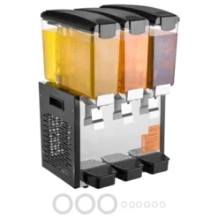 VEVOR Commercial Beverage Dispenser, 3 Tanks 10 L / 10.6 QT Per Tank, 440W Stainless Steel Drink Machine With 45°F-54°F Cooling Temperature 15 VEVOR Commercial Beverage Dispenser, 3 Tanks 10 L / 10.6 QT Per Tank, 440W Stainless Steel Drink Machine With 45°F-54°F Cooling Temperature -Vevor GUEST acf6ae4d d33b 441f a970 a97163ab5d38