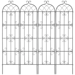 VEVOR Garden Trellis For Climbing Plants, 87 X 20 In, 4 Packs Rustproof Metal Garden Flower Trellis, Outdoor Climbing Rose Trellis Cucumbers Support 15 VEVOR Garden Trellis For Climbing Plants, 87 X 20 In, 4 Packs Rustproof Metal Garden Flower Trellis, Outdoor Climbing Rose Trellis Cucumbers Support -Vevor GUEST ade8bb1c abfc 4219 9c85 0e7e6218b7b5