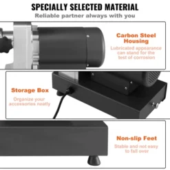 VEVOR Electric Meat Grinder, 992 Lb/H Capacity, 1100W (4600W MAX) Industrial Meat Mincer With 2 Blade, 3 Grinding Plates, Black -Vevor GUEST af9cd1d0 5d07 4bce b30a c7cd645bfe69