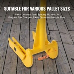 VEVOR Pallet Buster, 41-Inch Handle, 2000 Lbs Weight Capacity, Q235 Carbon Steel, Heavy Duty Deck Wrecker Demolition Wood Pallet Tool, Yellow -Vevor GUEST b303fedc cb35 4f3e 8f59 f90afe4ea189