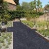 VEVOR Rubber Mulch For Landscaping,2 Rolls Recycled Rubber Mulch Mat 120 X 4.5 In,Permanent Rubber Pathway,Natural-Looking Black Mulch Garden Edging