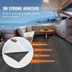 VEVOR Boat Flooring, EVA Foam Boat Decking 94.5" X 23.6", Non-Slip Self-Adhesive Flooring, 15.5 Sq.ft Marine Carpet For Boats, Yacht, Pontoon BLUE -Vevor GUEST b5cf1ea7 b4b1 4d01 a537 5a596c9d3fff