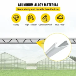 VEVOR Spring Wire And Lock Channel,6.56ft Spring Lock & U-Channel Bundle, 20 Packs PE Coated Spring Wire & Aluminum Alloy Channel, Silver 10 VEVOR Spring Wire And Lock Channel,6.56ft Spring Lock & U-Channel Bundle, 20 Packs PE Coated Spring Wire & Aluminum Alloy Channel, Silver -Vevor GUEST b606229b b16b 450f bff5 75f5681b4a06 1