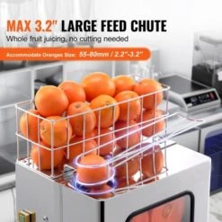 VEVOR Commercial Orange Juicer Machine, 120W Automatic Juice Extractor, Stainless Steel Orange Squeezer 20 Oranges/Minute, With Pull-Out Filter Box -Vevor GUEST b66def75 c38d 4efd a7da 4b7c582bb9dd