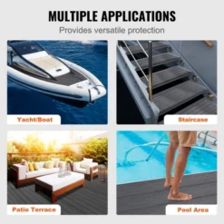 VEVOR Boat Flooring, EVA Foam Boat Decking 94.5" X 17.7", Non-Slip Self-Adhesive Flooring, 11.6 Sq.ft Marine Carpet For Boats, Yacht, Pontoon -Vevor GUEST b6b3a973 0851 43d0 bd07 77821d2fa30e