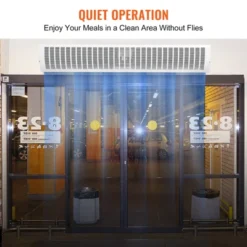 VEVOR 60" Commercial Indoor Air Curtain Super Power 2 Speeds 2100CFM, Wall Mounted Air Curtains For Doors, Indoor Over Door Fan, White -Vevor GUEST b6f16af4 f478 4604 9595 58d2672b74c2