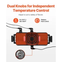 VEVOR Hot Pot with Grill, 2300W 2-in-1 Electric Smokeless Grill and Hot Pot, Removable Shabu-shabu Hotpot with Non-stick Pan, Black 11 VEVOR Hot Pot with Grill, 2300W 2-in-1 Electric Smokeless Grill and Hot Pot, Removable Shabu-shabu Hotpot with Non-stick Pan, Black -Vevor GUEST b7ec09fb 4455 4c3a 8b91 703d7e50e1d8