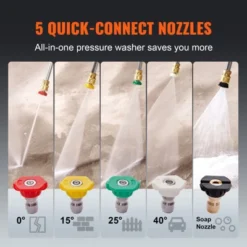 VEVOR Gas Pressure Washer, 3600 PSI 2.6 GPM, Gas Powered Pressure Washer With Copper Pump, Spray Gun And Extension Wand, Black -Vevor GUEST b8519090 2c70 4b59 985c 0867725294ff