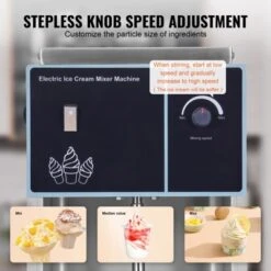 VEVOR Ice Cream Blender, 400W High-Speed Ice Cream Maker Mixer Stir Machine 4200RPM, Stepless Speed Adjustment, Silver 11 VEVOR Ice Cream Blender, 400W High-Speed Ice Cream Maker Mixer Stir Machine 4200RPM, Stepless Speed Adjustment, Silver -Vevor GUEST bac59720 cf3a 4f02 b97c 79fd4d4afe1c
