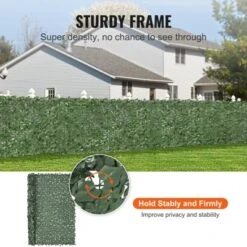 VEVOR Ivy Privacy Fence, 96 X 72 In Artificial Green Wall Screen, Greenery Ivy Fence With Strengthened Joint, Faux Hedges Vine Leaf Decoration -Vevor GUEST bba91f6b 254e 46d9 84b6 0e5b595e59fd