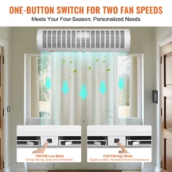 VEVOR 36" Industrial Air Door Blower, Dual-Speed 1200CFM, For Indoor Entryways, Includes Robust Limit Switch, Wall Mount Design, White -Vevor GUEST bc8a02eb a0bc 4f2a 90b5 32578cdaa8e5