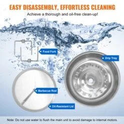 VEVOR Shawarma Grill Machine, 13 Lbs Capacity, Chicken Cooker Machine With 2 Burners, Gas Vertical Broiler Gyro Rotisserie Oven Doner Kebab Machine -Vevor GUEST bc9d5391 5e15 4531 b5f4 ad12fec33dbc