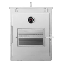 VEVOR Foldable Camping Oven, Stainless Steel Portable Camping Stove, With 3 Tier Grill, Handle And Thermometer, Use With Wood Burning Fire, Silver 15 VEVOR Foldable Camping Oven, Stainless Steel Portable Camping Stove, With 3 Tier Grill, Handle And Thermometer, Use With Wood Burning Fire, Silver -Vevor GUEST bcf20fa1 9317 40a0 bd94 f28f587f96a0