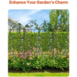VEVOR Garden Trellis For Climbing Plants, 71 X 20 In, 4 Packs Rustproof Metal Garden Flower Trellis, Outdoor Climbing Rose Trellis Cucumbers Support 10 VEVOR Garden Trellis For Climbing Plants, 71 X 20 In, 4 Packs Rustproof Metal Garden Flower Trellis, Outdoor Climbing Rose Trellis Cucumbers Support -Vevor GUEST bd260a54 437f 49de 80f1 85bb4ef3e01b