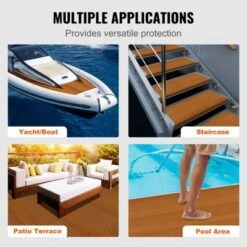 VEVOR Boat Flooring, EVA Foam Boat Decking 94.5" X 46", Non-Slip Self-Adhesive Flooring, 29.9 Sq.ft Marine Carpet For Boats, Yacht, Pontoon -Vevor GUEST bd2fb62d dad6 44b6 87cc d5b4bef12d9b