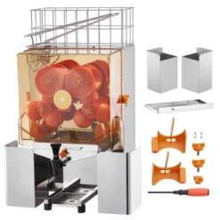 VEVOR Commercial Orange Juicer Machine, 120W Automatic Juice Extractor With Water Tap, Stainless Steel Orange Squeezer 20 Oranges/Minute -Vevor GUEST be4cdc91 7895 4dac 9442 b7da5da10af0