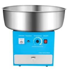 VEVOR Electric Cotton Candy Machine, 1000W Commercial Candy Floss Maker With 20.5 In Stainless Steel Bowl, Sugar Scoop, And Drawer, Blue -Vevor GUEST bf639645 13b6 4c9c b659 b2966cbf1382
