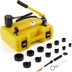 VEVOR 10 Ton Hydraulic Knockout Punch Kit, 1/2" To 2" Conduit Hole Cutter Set, KO Tool Kits W/Puncher 6 Piece, Metal Sheet Driver Tools -Vevor GUEST c14c6a85 3e8f 472a 90e3 6de7d8757b94