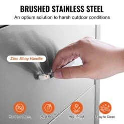 VEVOR Outdoor Kitchen Drawers 13" W X 20.4" H X 20.8" D, Flush Mount Double BBQ Access Drawers With Stainless Steel Handle, Silver -Vevor GUEST c1c60dcc 0715 40a9 a5a1 d4dd6104ee3c