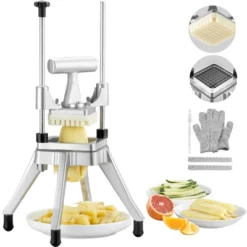 VEVOR Commercial Vegetable Fruit Chopper 3/8″ Blade Heavy Duty Professional Food Dicer Kattex French Fry Cutter Onion Slicer Stainless Steel -Vevor GUEST c2c09c0a 0c52 41b7 b7a1 5133cb7e6852