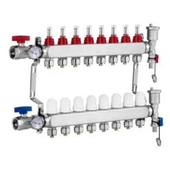 VEVOR 8-Branch Radiant Heat Manifold, 1/2" PEX Tubing Manifold, Stainless Steel PEX Manifold For Hydronic Radiant Floor Heating, Silver -Vevor GUEST c2f4b19c 3a73 4c4c a8c2 0486f995c6fb