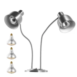 VEVOR Food Heat Lamp, 500W Electric Commercial Food Warmer Light, 2-Head Stainless Steel French Fry Heating Lamp With 3 Bulbs, Silver 15 VEVOR Food Heat Lamp, 500W Electric Commercial Food Warmer Light, 2-Head Stainless Steel French Fry Heating Lamp With 3 Bulbs, Silver -Vevor GUEST c2f7a5e3 ed8a 4f1b a582 859dc905ff9e