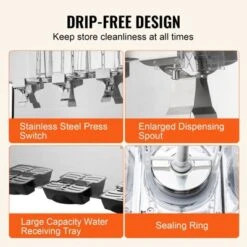 VEVOR Commercial Beverage Dispenser, 3 Tanks 18 L / 19 QT Per Tank Juice Dispenser, 512W Stainless Steel Ice Tea Drink Machine -Vevor GUEST c3ae6db6 d5f3 40ca 80ff a12d2a37c9fa