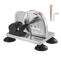 VEVOR Manual Bread Slicer, 0-6" Adjustable Thickness Cheeser Butter Cutting, Micro-Serrated Stainless Steel Blade, Aluminum Alloy Cheese Slicer -Vevor GUEST c3b55be1 0ab8 445e 8342 66770ff046a6