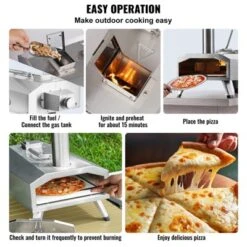 VEVOR Dual Fuel Pizza Oven For Outdoor Use, 12" Portable Pizza Oven, Pellet & Gas Powered Outdoor Pizza Oven With Thickened Cordierite Pizza Stone 13 VEVOR Dual Fuel Pizza Oven For Outdoor Use, 12" Portable Pizza Oven, Pellet & Gas Powered Outdoor Pizza Oven With Thickened Cordierite Pizza Stone -Vevor GUEST c45e7cec 19f0 47de a627 09cdcfd55932