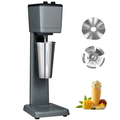 VEVOR Milkshake Maker Machine, 375W Commercial Milk Shake Maker Mixer, Single Head Drink Mixer Blender Machine, 3-Speed Milkshake Blender, Gray 8 VEVOR Milkshake Maker Machine, 375W Commercial Milk Shake Maker Mixer, Single Head Drink Mixer Blender Machine, 3-Speed Milkshake Blender, Gray - Image 8