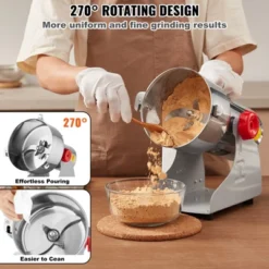 VEVOR 500g Electric Grain Mill Grinder, High Speed 2000W Commercial Spice Grinders, Stainless Steel Pulverizer Powder Machine -Vevor GUEST c697ab9a bb89 4186 898b 0557d1ae2b38