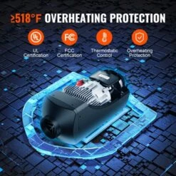 VEVOR Diesel Air Heater, 12V 5KW Diesel Heater With Remote Control And LCD, 10L Fuel Tank Diesel Parking Heater, Rapid Heating And Low Noise, Orange -Vevor GUEST c722a9a3 3197 4123 bd6a bc0c083f71ea