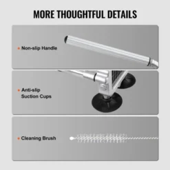 VEVOR French Fry Cutter, Potato Slicer With 1/2" 3/8" 1/4" Stainless Steel Blades, Manual Potato Cutter Chopper With Suction Cups -Vevor GUEST c75b221a 9e91 4d6b 842d 312bd6043d28