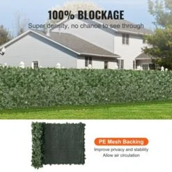 VEVOR Ivy Privacy Fence, 39 X 98 In Artificial Green Wall Screen, Greenery Ivy Fence With Mesh Cloth Backing And Strengthened Joint 9 VEVOR Ivy Privacy Fence, 39 X 98 In Artificial Green Wall Screen, Greenery Ivy Fence With Mesh Cloth Backing And Strengthened Joint -Vevor GUEST c771a010 dabb 45d7 8dae b29fe60b3357