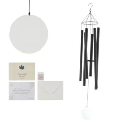VEVOR Wind Chimes For Outside, 66 In, Deep Tone Wind Chimes With 6 Tubes, Unique Large Memorial Wind Chimes For Anniversary, Black -Vevor GUEST c9e8bbba 6027 4767 9694 b121d9d03f8d