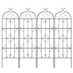 VEVOR Garden Trellis For Climbing Plants, 71 X 20 In, 4 Packs Rustproof Metal Garden Flower Trellis, Outdoor Climbing Rose Trellis Cucumbers Support 15 VEVOR Garden Trellis For Climbing Plants, 71 X 20 In, 4 Packs Rustproof Metal Garden Flower Trellis, Outdoor Climbing Rose Trellis Cucumbers Support -Vevor GUEST c9ee0743 f896 4218 ba5b b5619b199b74