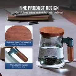 VEVOR Hydrogen Water Cup, 400 Ml / 14.1 Oz Hydrogen Generator, SPE Technology Portable Hydrogen Water Ionizer Machine With Wireless Charging Base -Vevor GUEST cbf3245d 05f6 4012 b3cf e85ce2f5c7b8