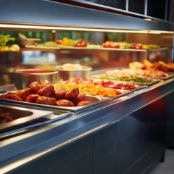 VEVOR 8 Pack Hotel Pans, 1/2 Size Anti-Jam Steam Pan With Lid, 0.8mm Thick Stainless Steel Steam Table Pan, 4-Inch Deep Commercial Table Pan