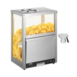 VEVOR Commercial Nacho Chip Warmer, 84.5QT Chip Warmer Machine With Heating Base And Warming Light, Nacho Machine With Deflection Board -Vevor GUEST cd91cfcd aa47 455f aa73 045ab3d71592