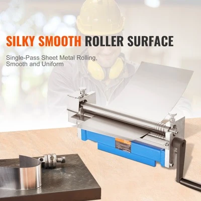 VEVOR Slip Roll Machine, 12.6 Inches Forming Width In 20 Gauge Capacity, Sheet Metal Slip Roller Rolling Bending Machine, Blue 2 VEVOR Slip Roll Machine, 12.6 Inches Forming Width In 20 Gauge Capacity, Sheet Metal Slip Roller Rolling Bending Machine, Blue - Image 2